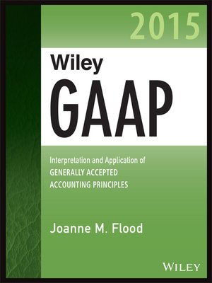 cover image of Wiley GAAP 2015